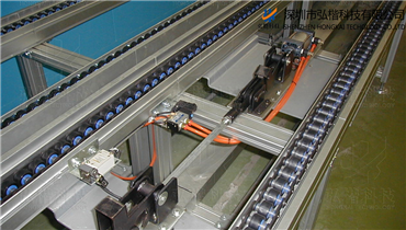 Double speed chain conveyor